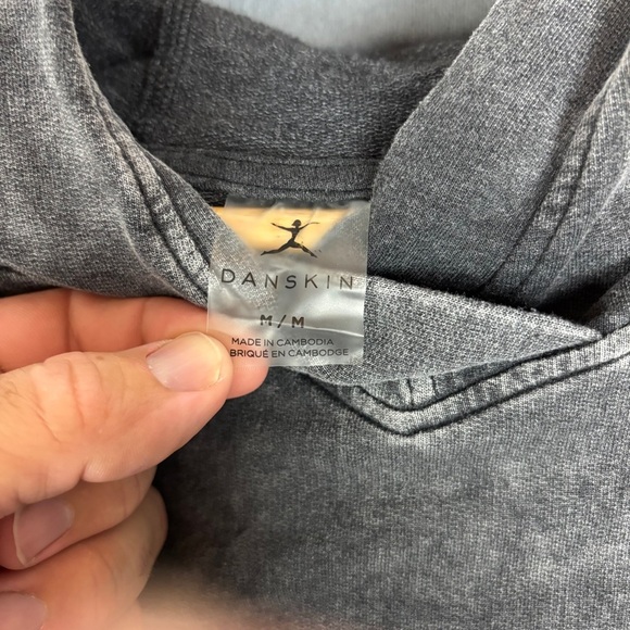 Danskin Gray Hooded Sweatshirt - Picture 3 of 8